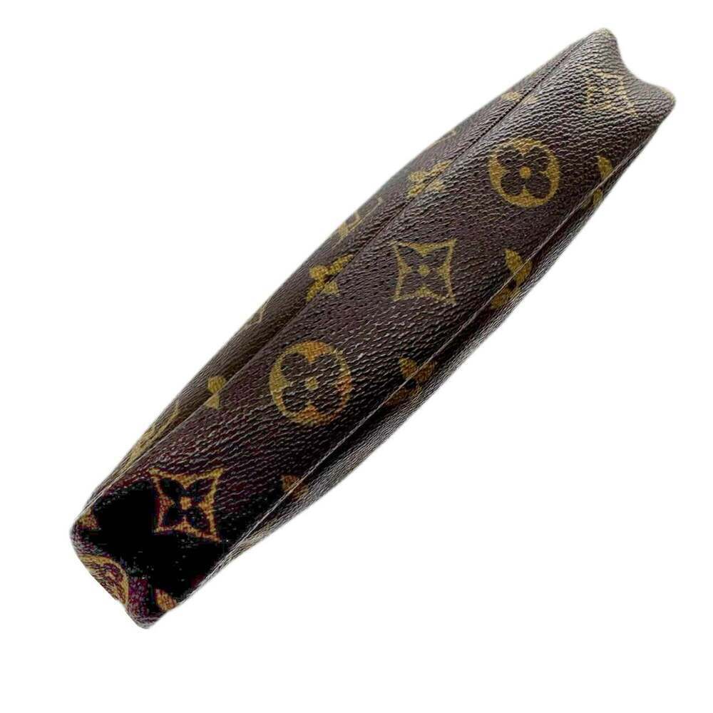LOUIS VUITTON Authentic Brown Monogram Pochette Pouch - Picture 8 of 15